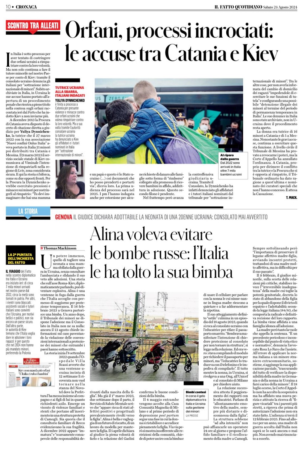 Fatto quotidiano 24 agosto